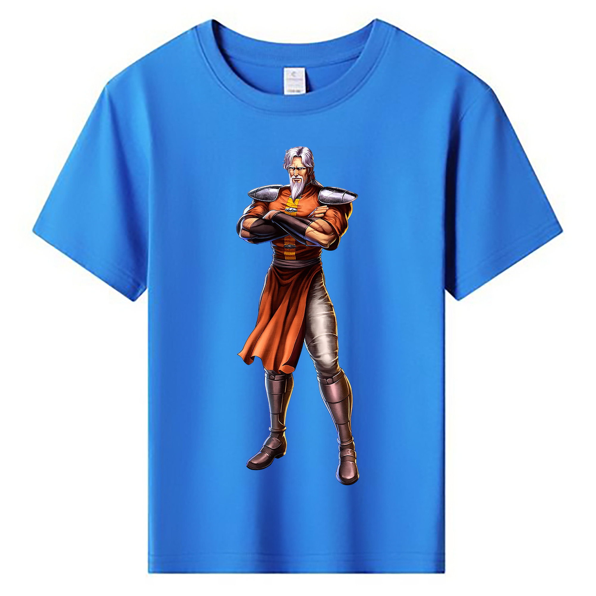 （画像用） 北斗の拳 Fist of the North Star 綿100％キッズTシャツ（フロントプリント）